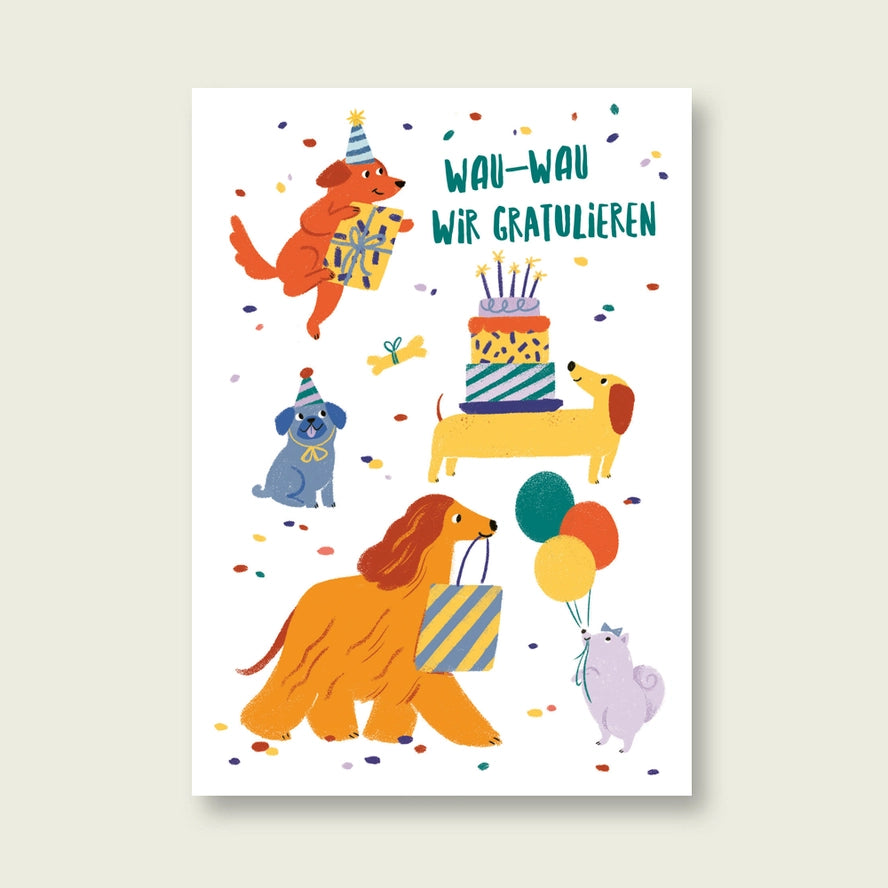 VIERUNDFÜNFZIG Postkarte zum Geburtstag