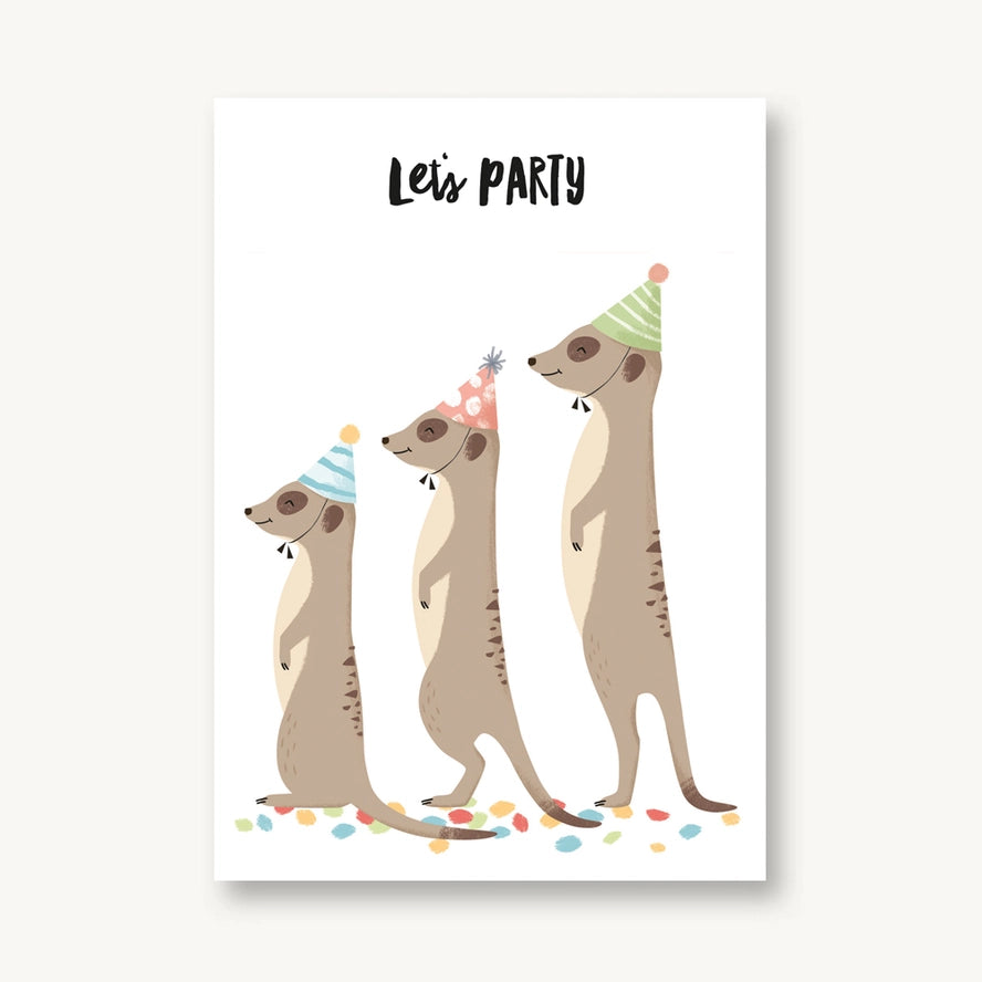 VIERUNDFÜNFZIG Postkarte zum Geburtstag
