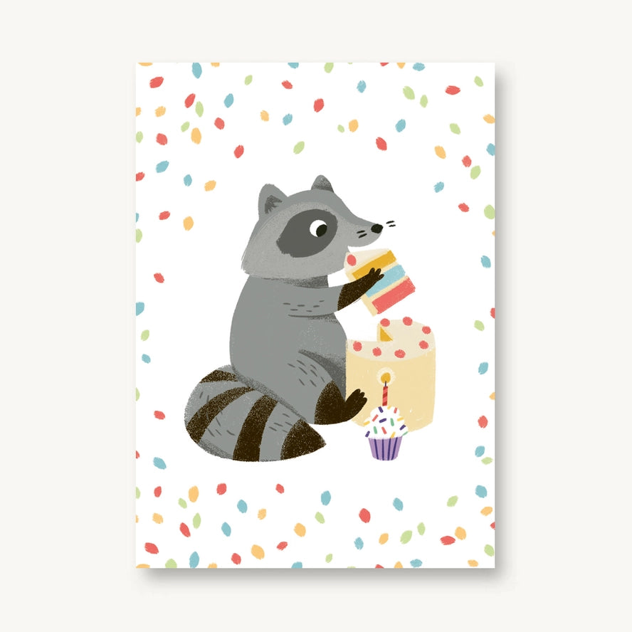 VIERUNDFÜNFZIG Postkarte zum Geburtstag