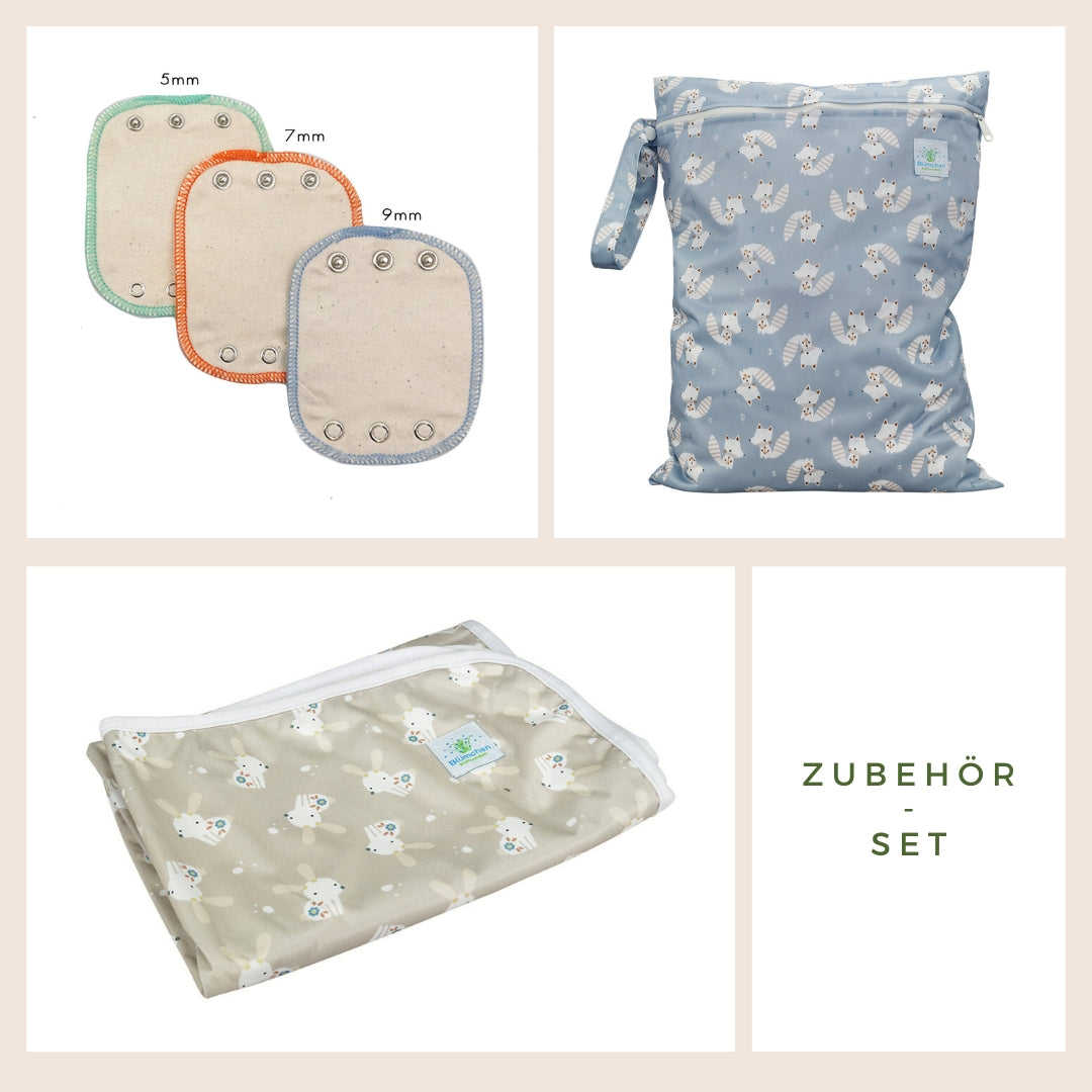 Zubehör-Set - nachhaltige Alternativen Fuchs + Hase
