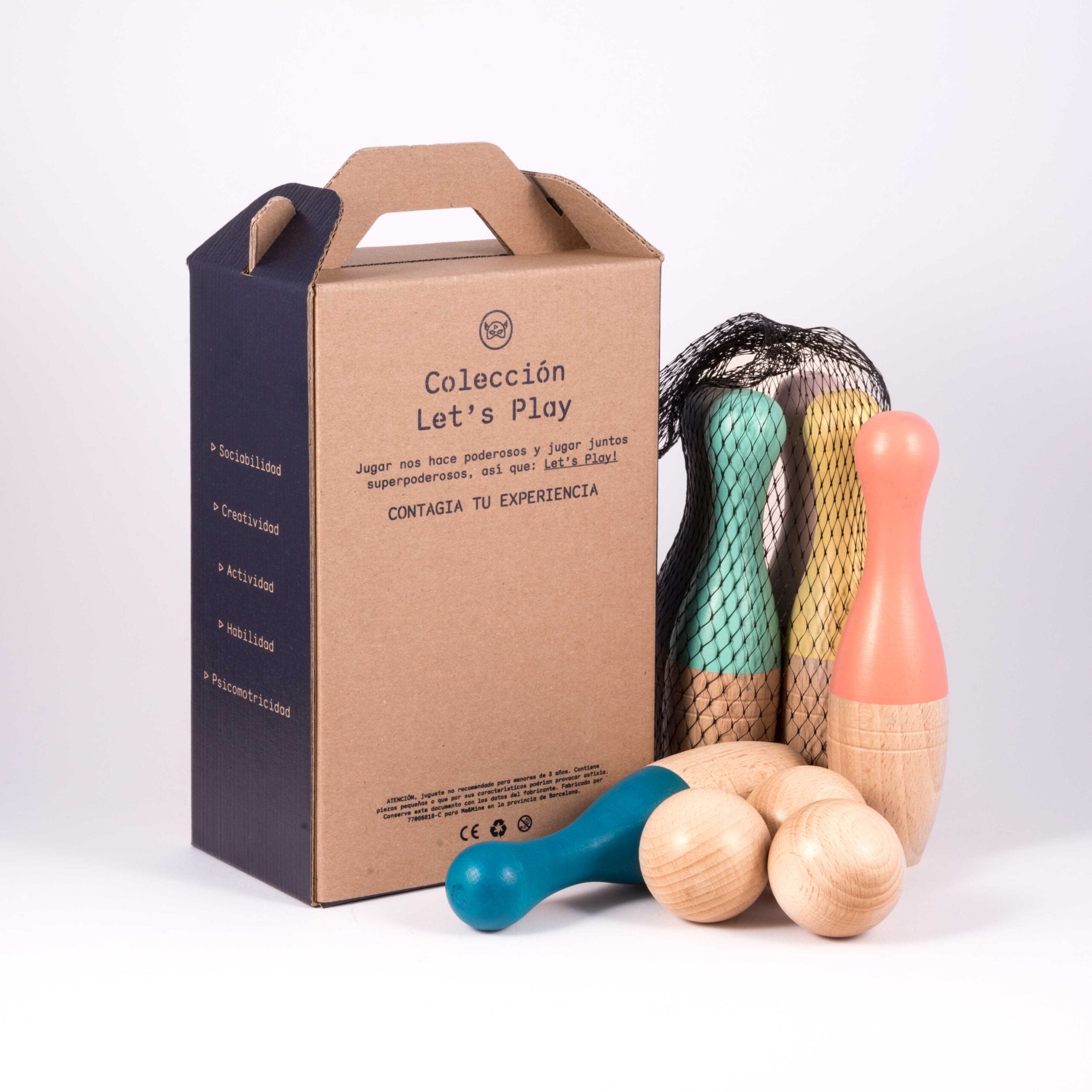 Me&Mine Kegel-Set aus Holz