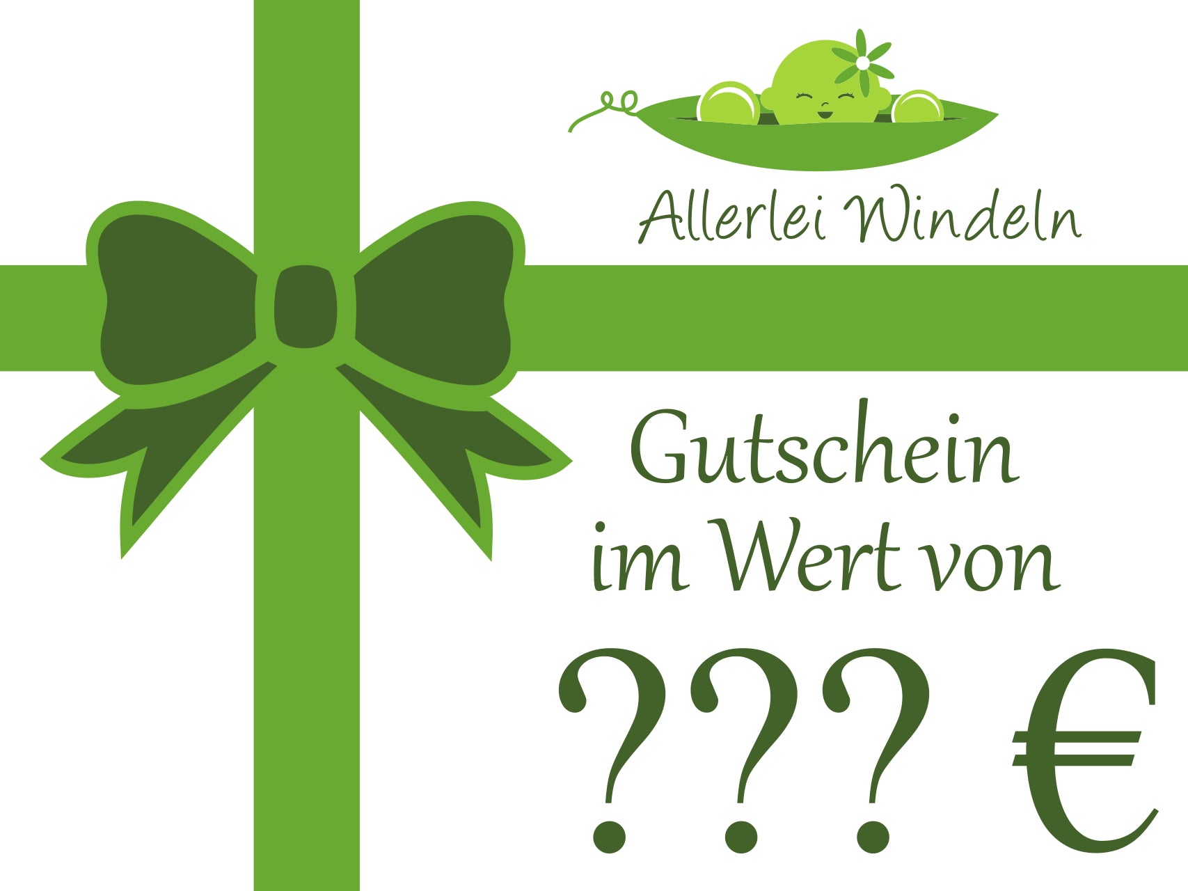 Allerlei Windeln Geschenkgutschein