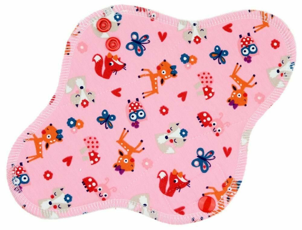 Anavy Stoffbinde Reh und Fuchs rosa