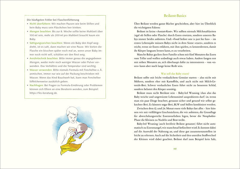 artgerecht - das andere Babybuch  Seite 144 und 145