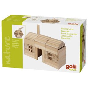 goki Bausteine aus Holz, 200 Teile