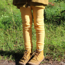 Cosilana Leggings mit Baumwolle gelb