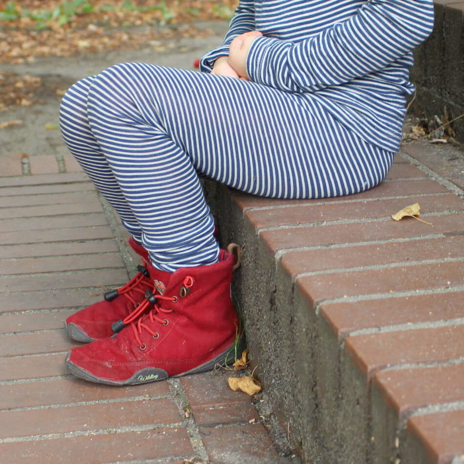 Cosilana Leggings marine-geringelt