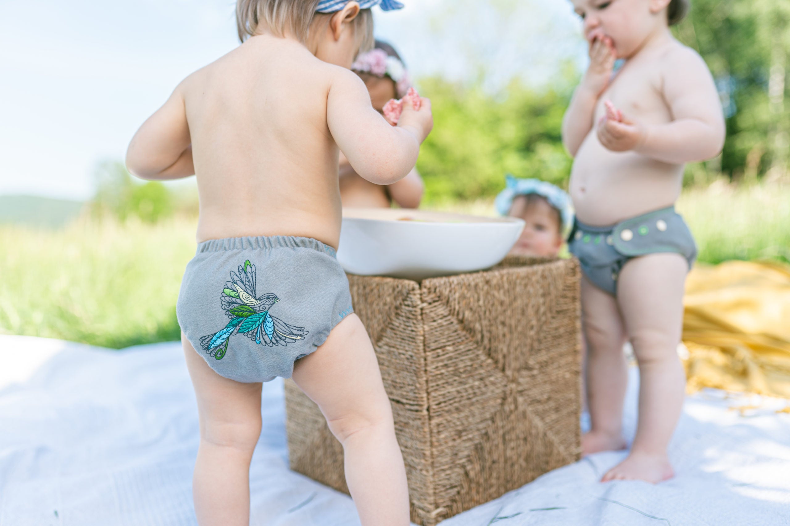 Doodush Wollüberhose Vogel