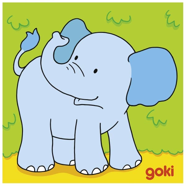 goki Würfelpuzzle Schaf