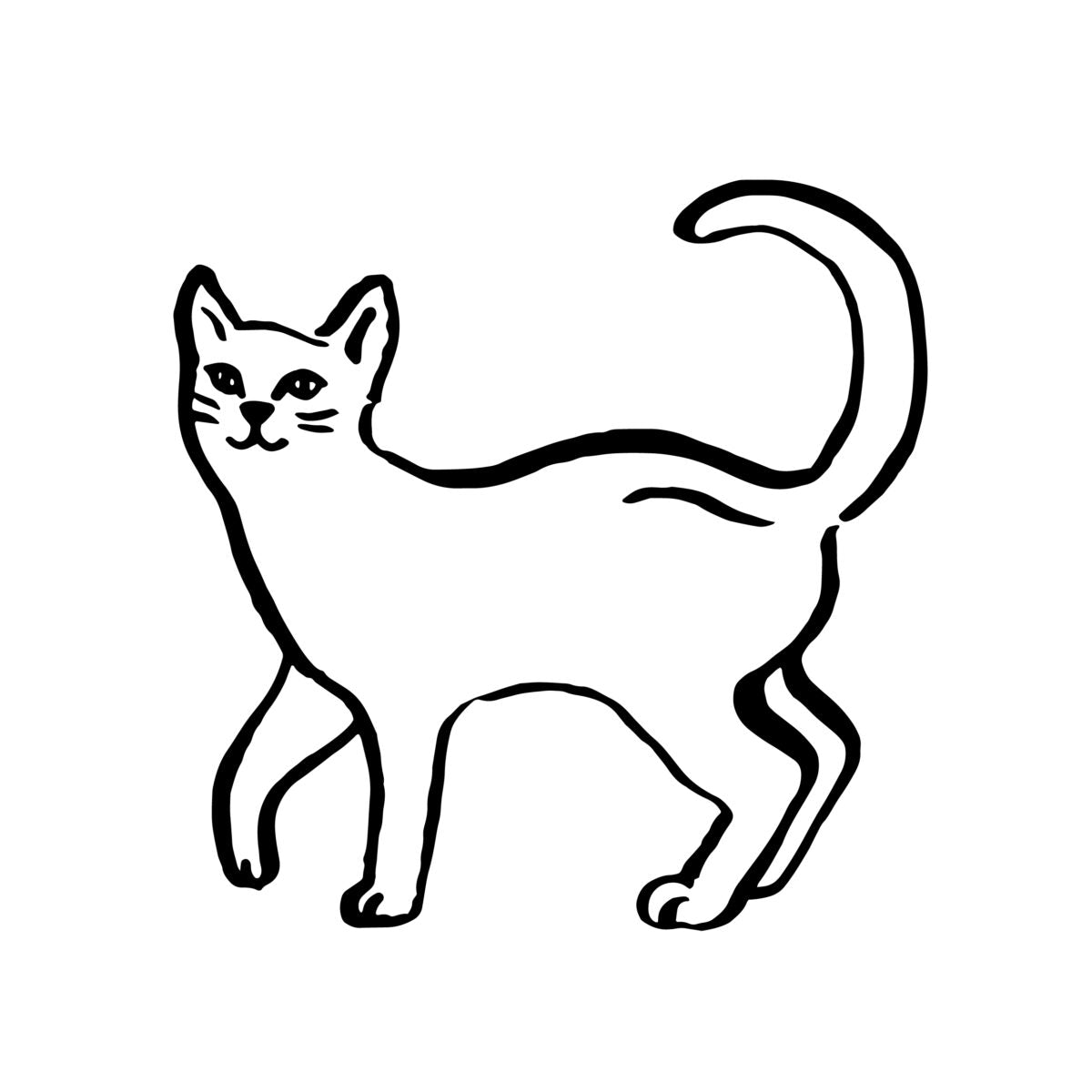 Kostkamm Kindernagelbürste Katze