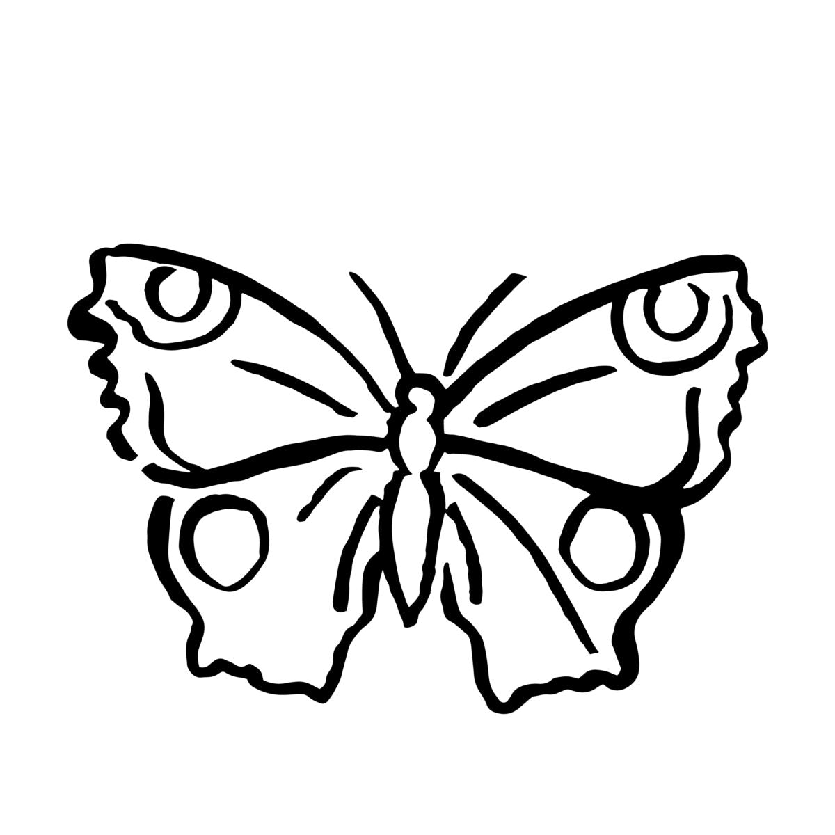 Kostkamm Kindernagelbürste Schmetterling