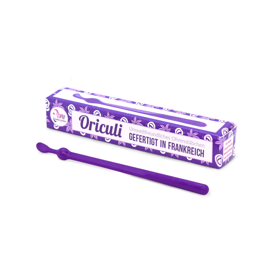Lamazuna Ohrenstäbchen Oriculi aus erneuerbaren Ressourcen violett