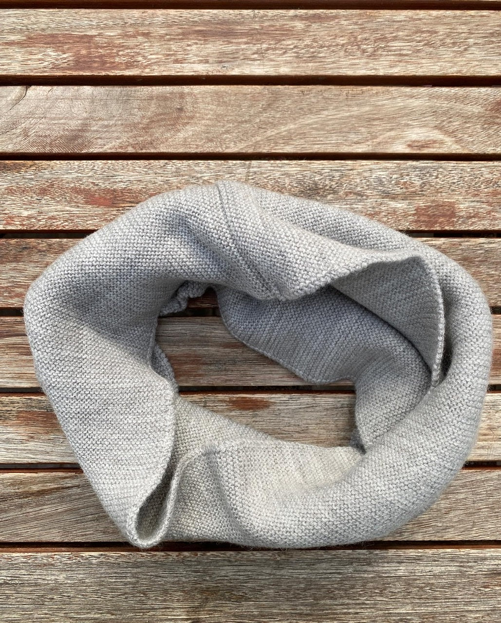 Glückswindel Loopschal hellgrau