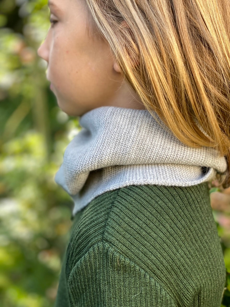 Glückswindel Loopschal hellgrau