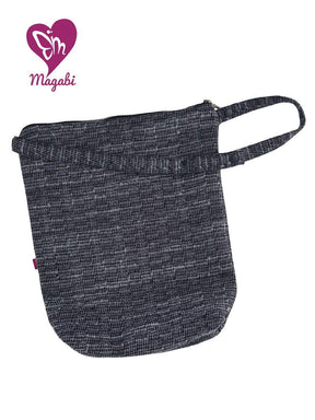 Magabi Wollwetbag M grau-gemustert