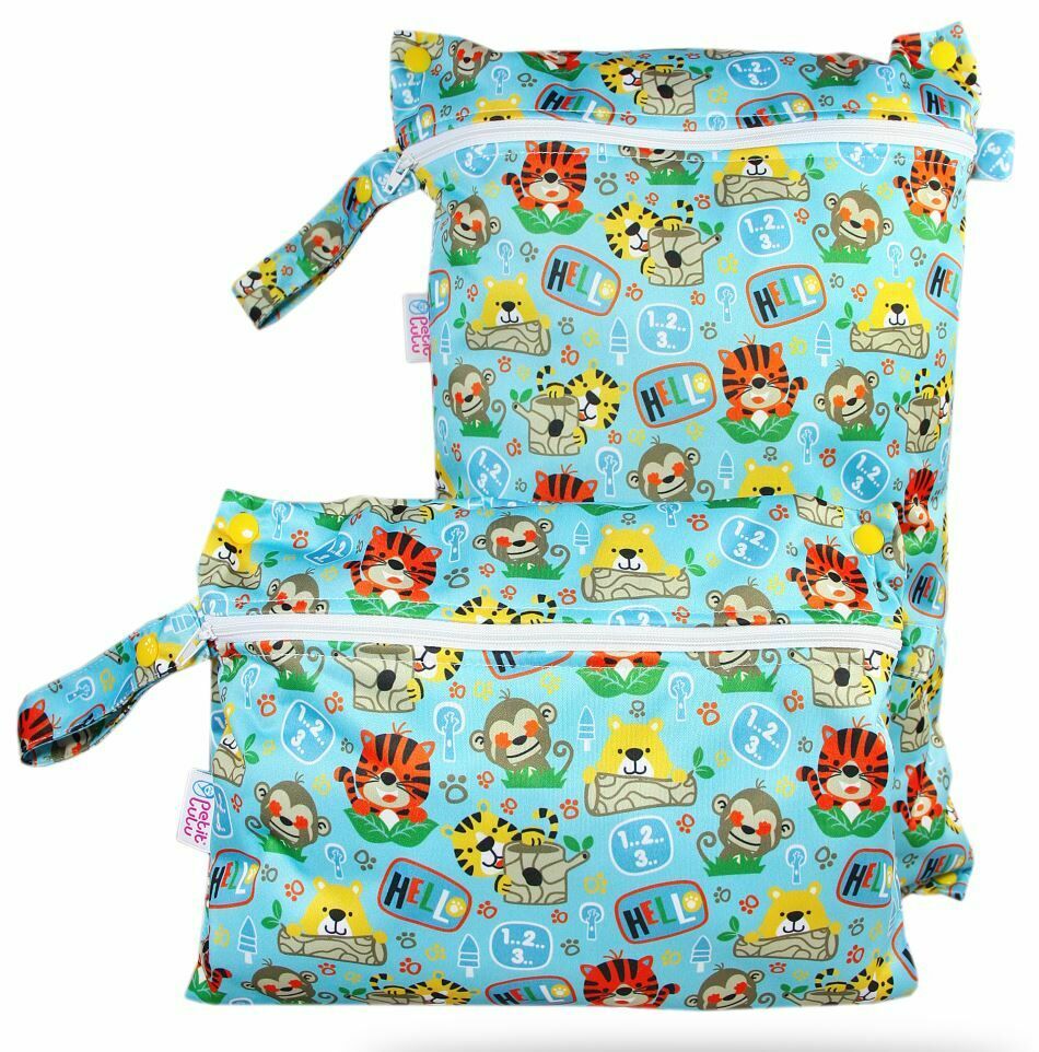 Petit Lulu Wetbag M School Jungle