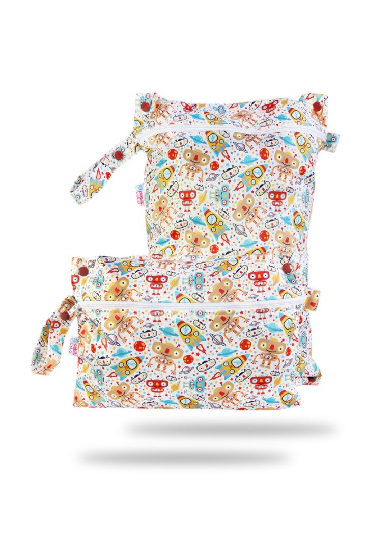 Petit Lulu Wetbag M + XS Roboter