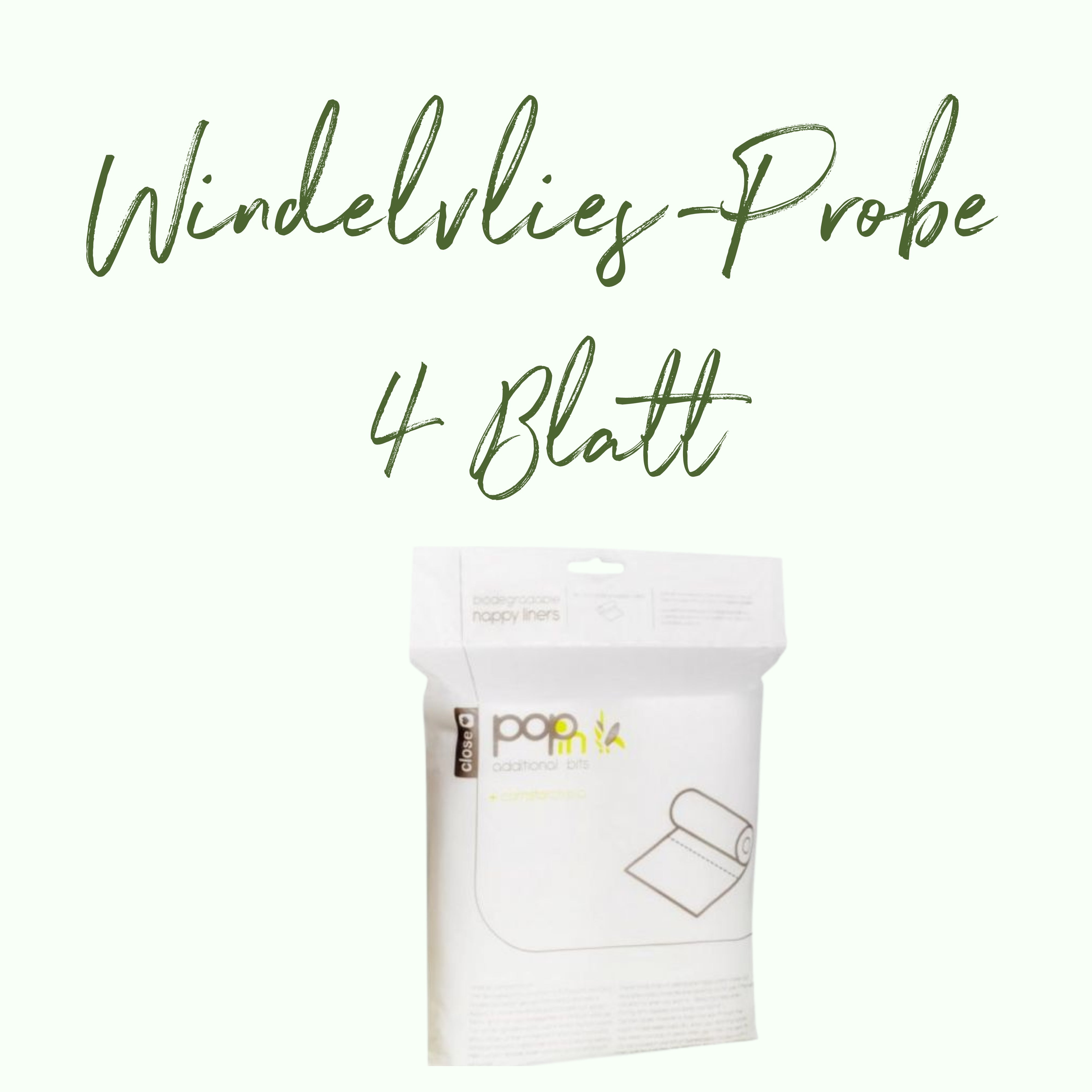 Close pop-in Windelvlies Probe 4 Blatt