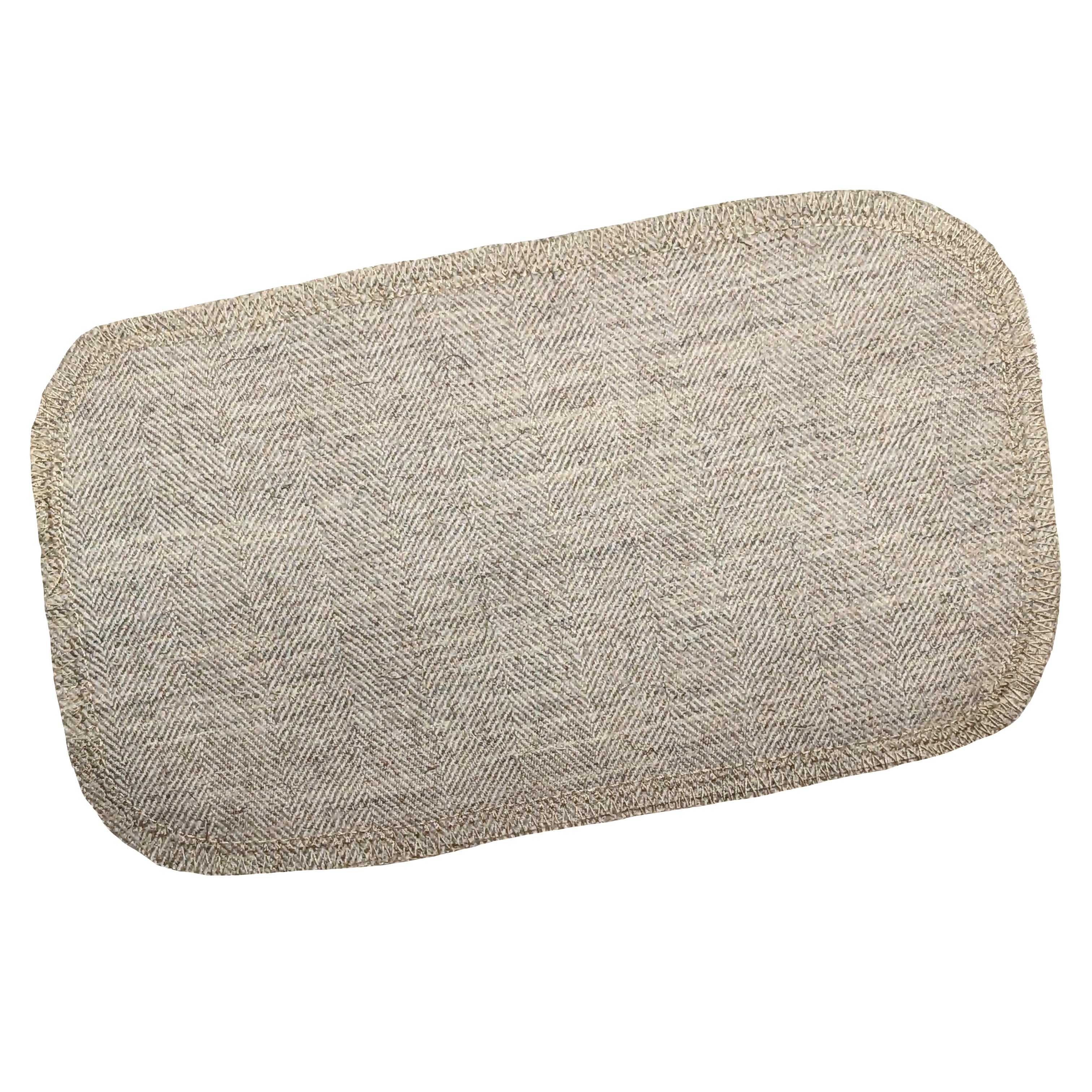 Puppi Wolleinlage Herringbone braun