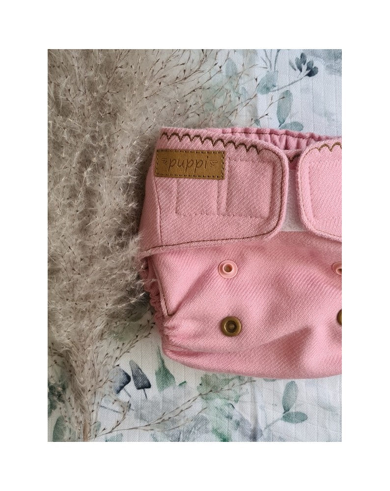 Puppi Wollüberhose Peony NB Klett