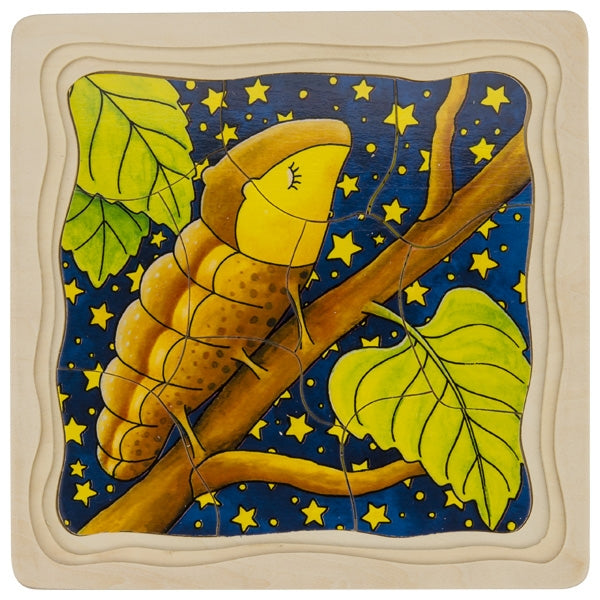 Goki Schichtenpuzzle Die Raupe