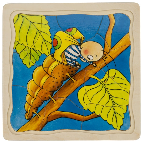 Goki Schichtenpuzzle Die Raupe