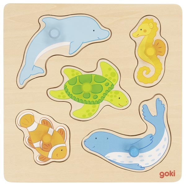 goki Steckpuzzle Im Meer