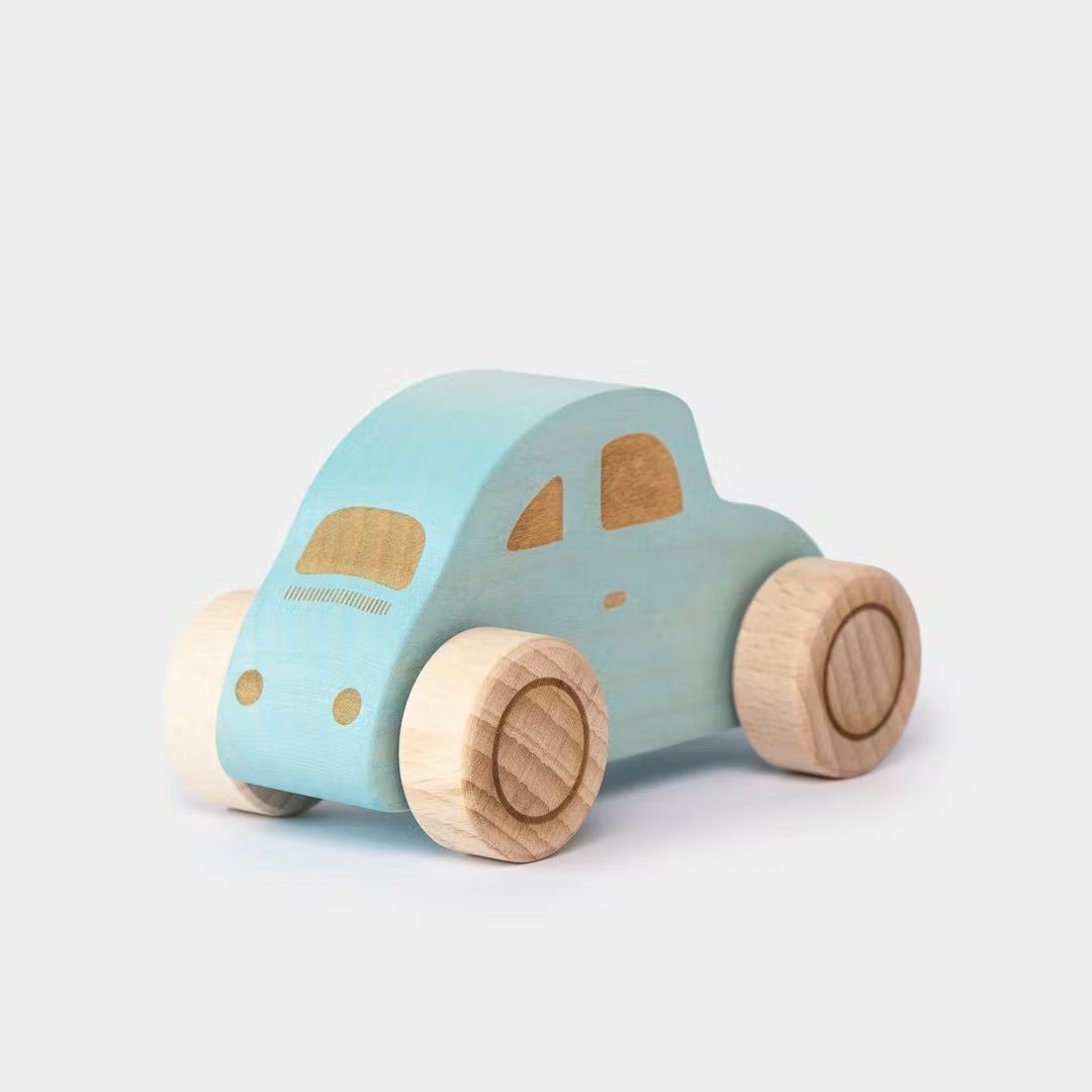 Tarnawa Holzauto hellblau