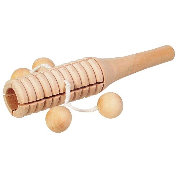 goki Tonblock mit 4 Holzkugeln