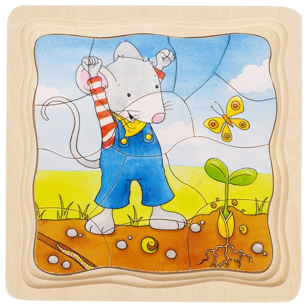 Goki Schichtenpuzzle Was wächst denn da