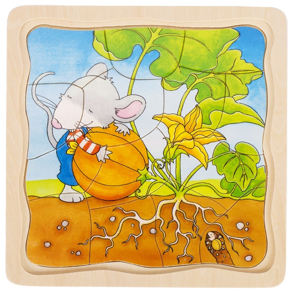 Goki Schichtenpuzzle Was wächst denn da