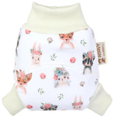Wollschlupfüberhose Tier und Rosen