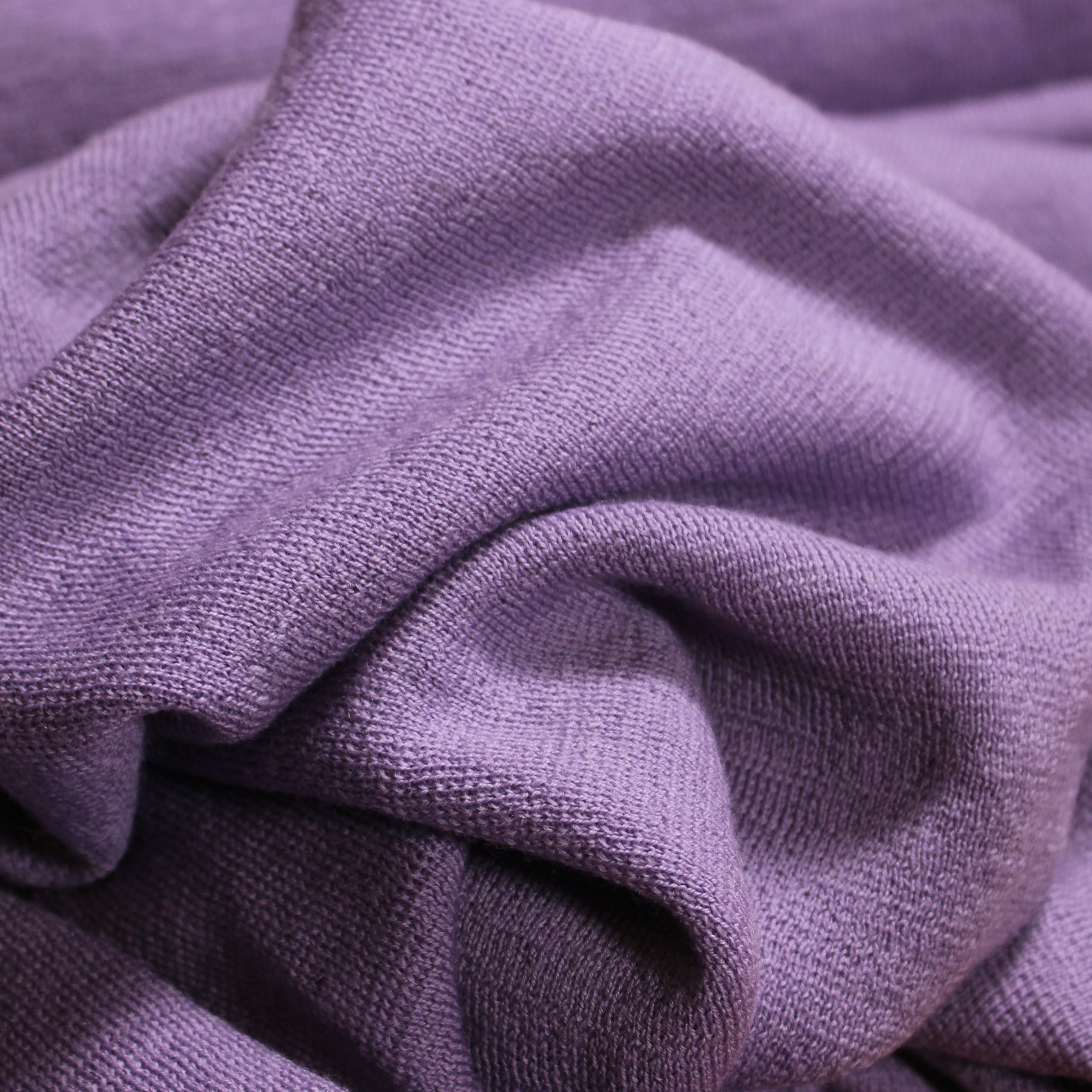 Bio-Wollstrickstoff, kbT mulesingfrei 0,5 m Lavendel