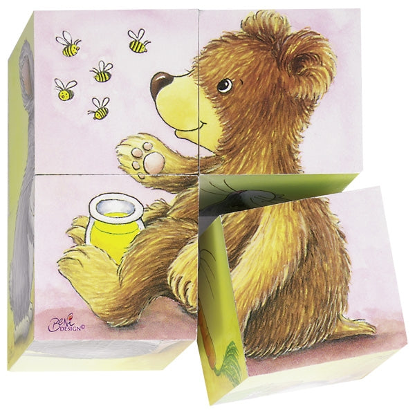 Würfelpuzzle Bär