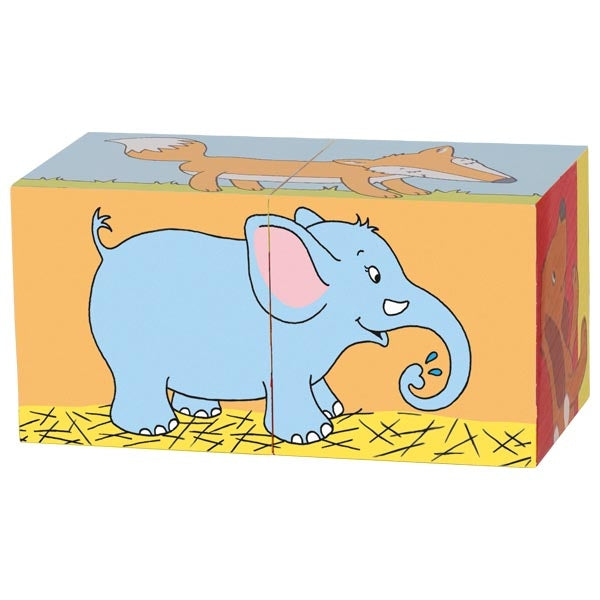 Würfelpuzzle Elefant