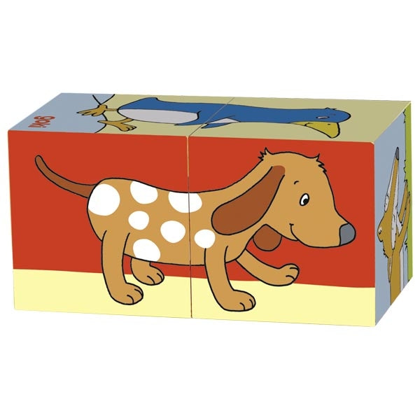 Würfelpuzzle Hund