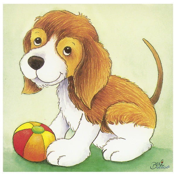 Würfelpuzzle  Hund