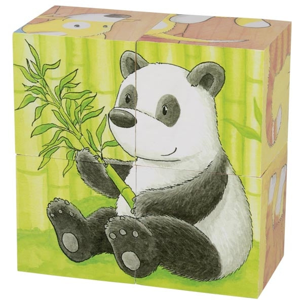 Würfelpuzzle Panda