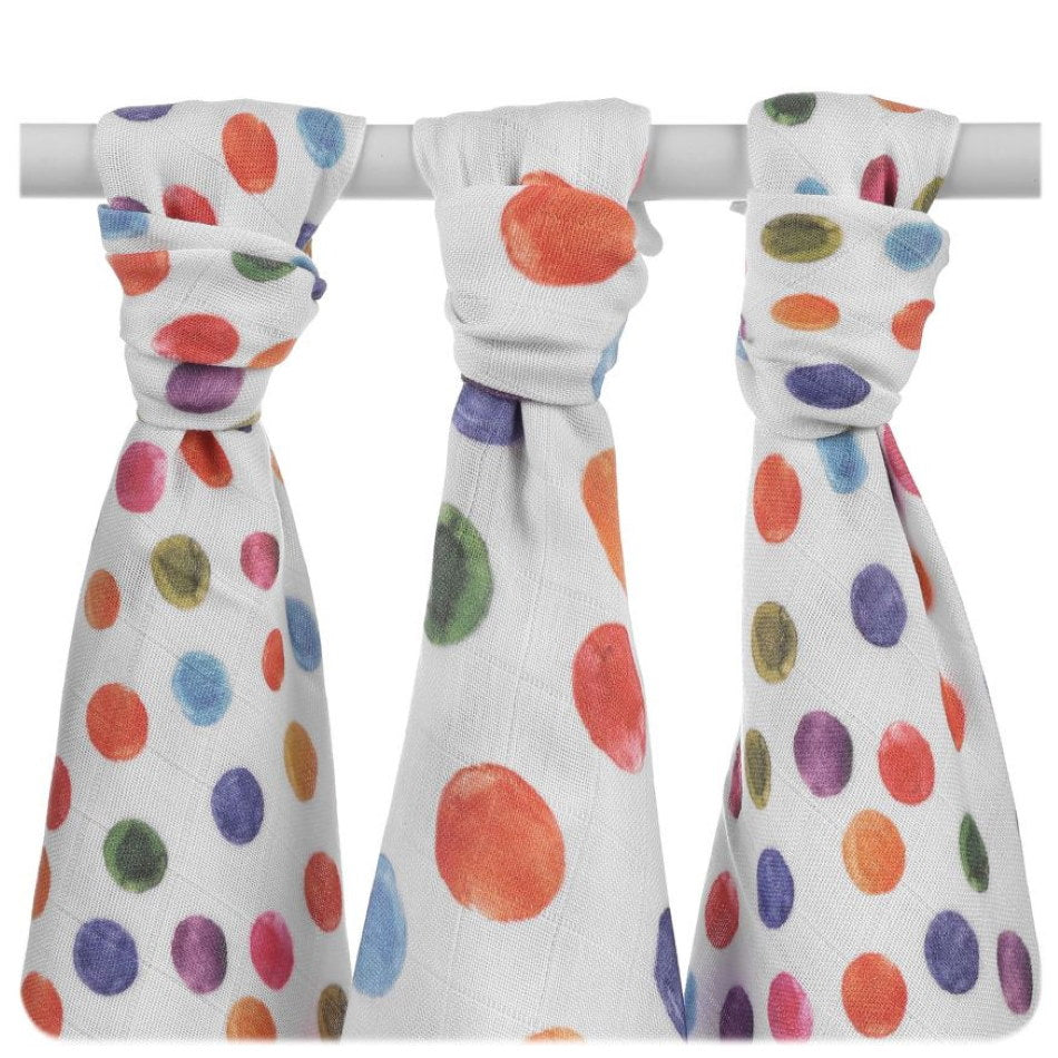 XKKO Bambus-Mullwindel Polka Dots