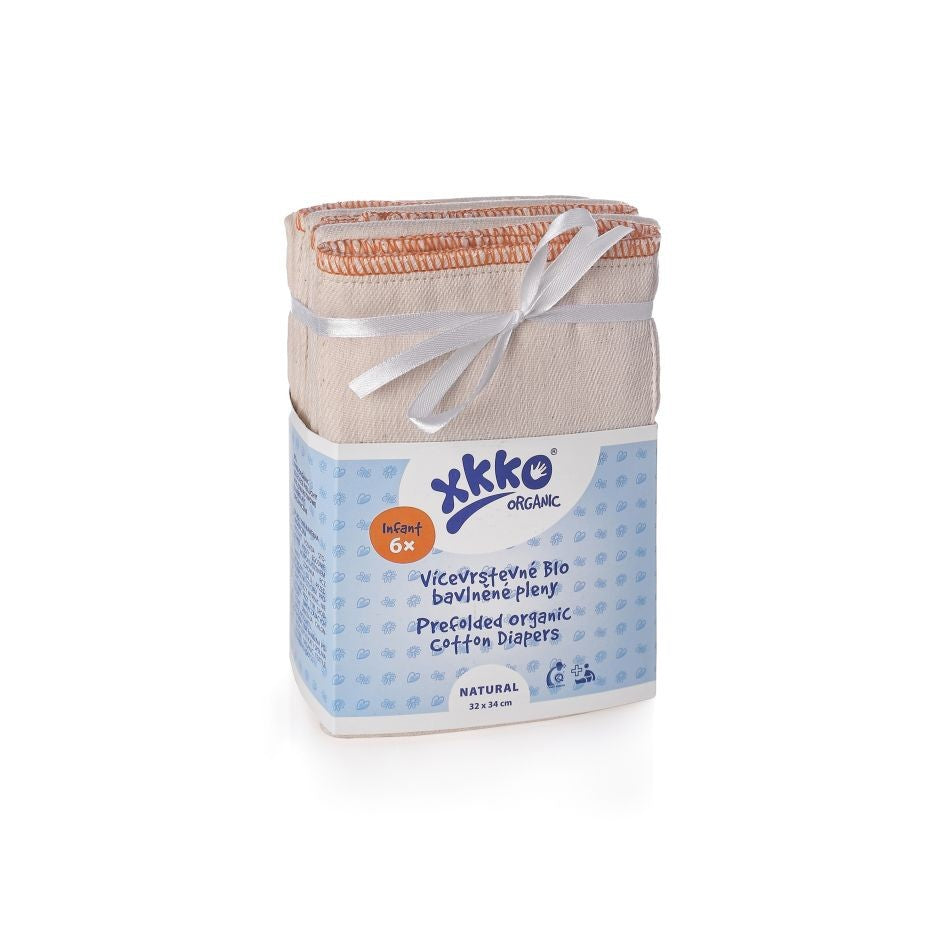 XKKO Prefold Infant 6er-Set
