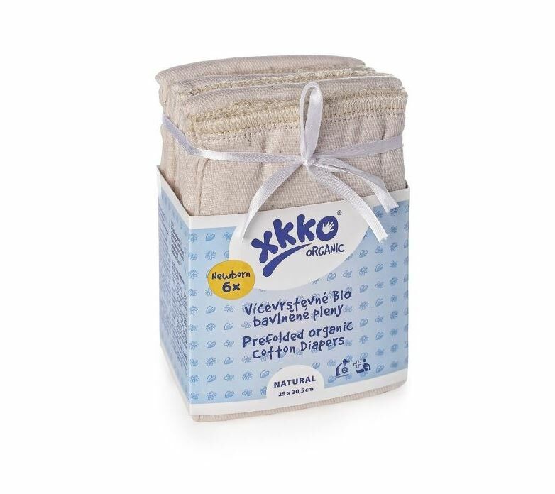 XKKO Prefold Newborn 6er-Set