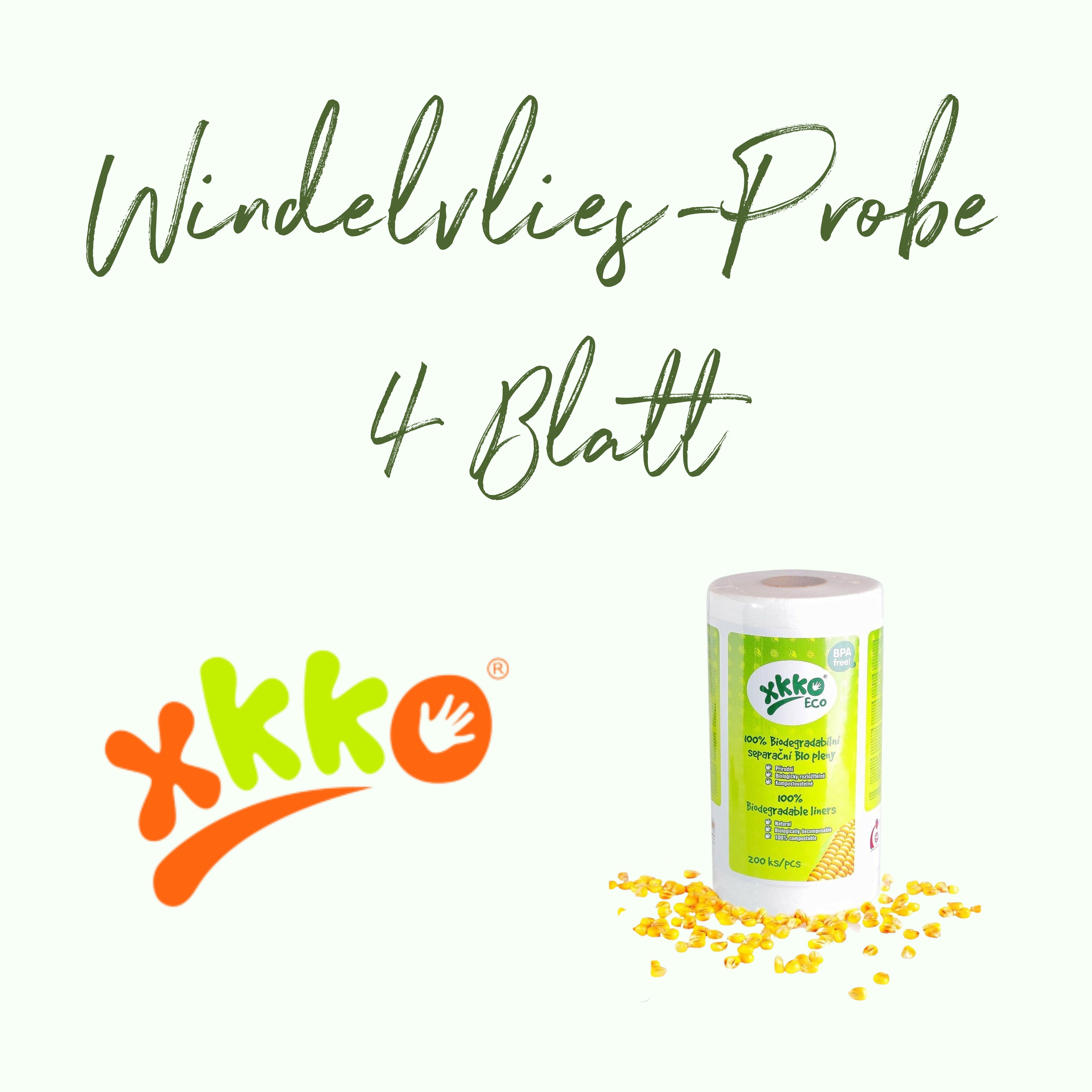 XKKO Windelvlies Probe 4 Blatt